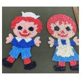Raggedy Ann & Ann Popcorn Decorations