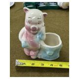 Pig Pottery Planter