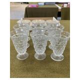 9 - American Pattern Fostoria Goblets