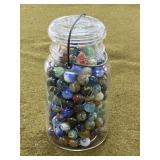 Quart Jar of Marbles