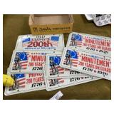 Minute Man License Plates