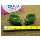 2 - Glass Wheelbarrows