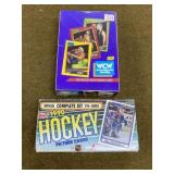 Hockey and Wrestling Cards