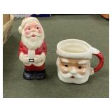 Rubber Santa and Mug