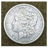1884 Morgan Silver Dollar