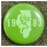 1983 Illinois Deer Pin