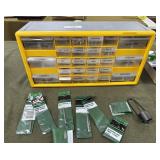 Hardware Cabinet with Contents