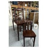 36" x 38" Pub Table and Stools