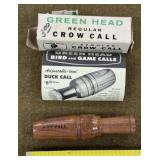 Green Head Crow Call