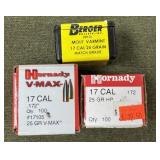 .17 Caliber Bullets