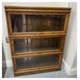 Oak Barrister Style Bookcase