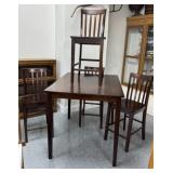 36" x 38" Pub Table and Stools