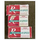 3 - Boxes Remington .22WRF Ammo