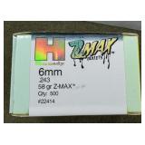500 ct 6mm Bullets