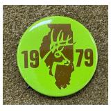 1979 Illinois Deer Pin