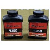 2 lbs Accurate 4350 Reloading Powder