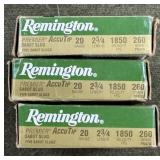 15 rnds Remington 20GA 2 3/4" Slugs