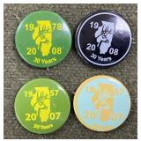 4 - Illinois Deer Pins