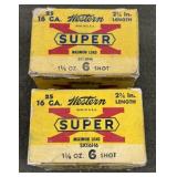 2 - Boxes 16GA Shotshells