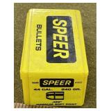 100 ct Speer .44 Caliber Bullets