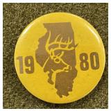 1980 Illinois Deer Pin