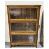 Oak Barrister Style Bookcase