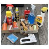 Staple Gun and Chemicals