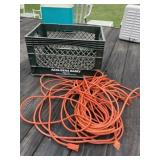 Extension Cords in Crate