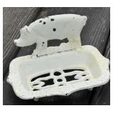 Cast Iron Pig Soap Dish