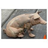 Cast Iron Pig Bank