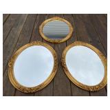 3 - 22' Oval Mirrors