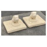 Concrete Dog Statues