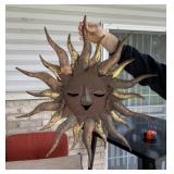 Metal Sun Decor