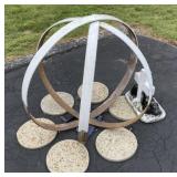 Decorative Iron & Concrete Pads