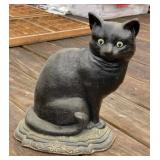 12' Cast Iron Cat Doorstop