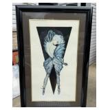 Framed Olivia De Berardinis Risque Print