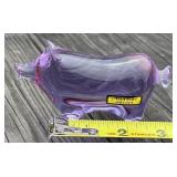 Glass Purple Pig