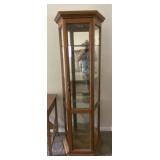 6' Mirrored Back Curio Cabinet