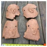 Spoils of War I-!V Terra Cotta Plaques