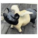 Cast Iron Pig with Wings