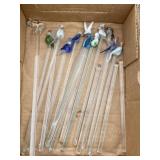 Glass Swizzle Sticks