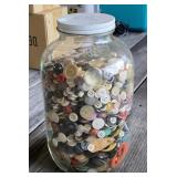 Gallon Jar of Buttons