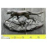 Franklin Mint Cheetah Bronze