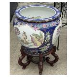 Oriental Vase with Stand
