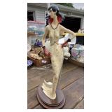 Schmid La Belle Santini Art Deco Statue