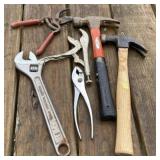 Vise Grips, Hammers and Tools