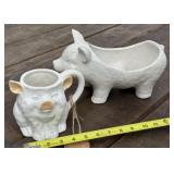 Pig Mug and Planter