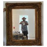 Large Beveled Wall Mirror