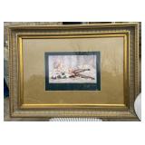 Framed Olivia De Berardinis 'Tapioca' Risque Print