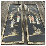 2 - Oriental Wall Decor Panels